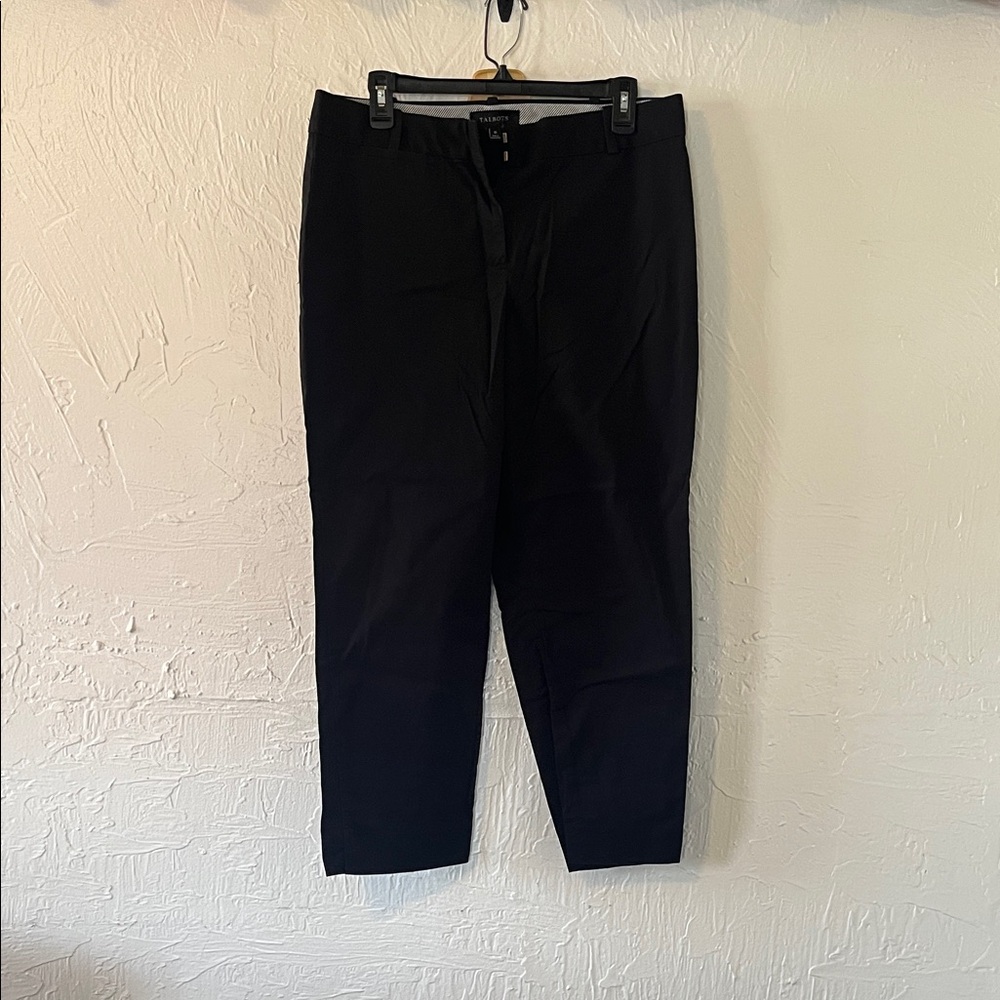 Talbots Black Women's Straight-Leg Trousers